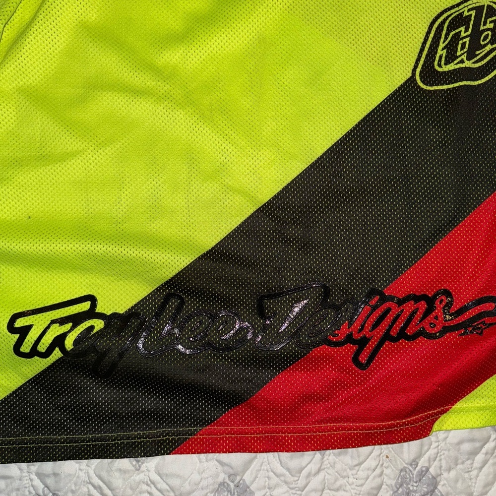 Troy Lee Designs Neon Yellow Jersey Sku024 - Picture 6 of 7
